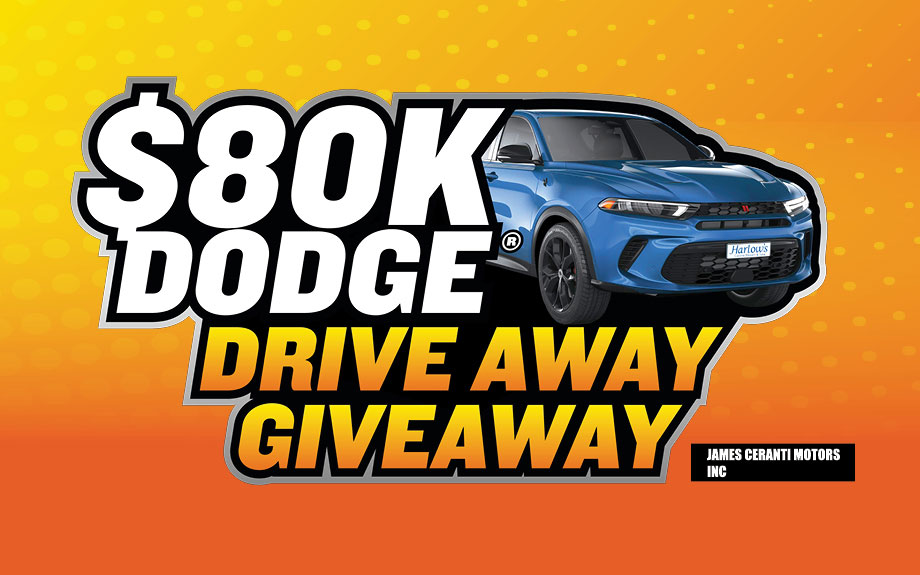 $80K Dodge Drive Away Giveaway