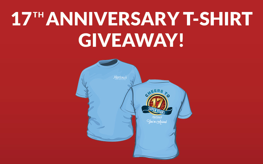 17th Anniversary T-Shirt Giveaway Promotion at Harlow's Casino in Greenville, MS