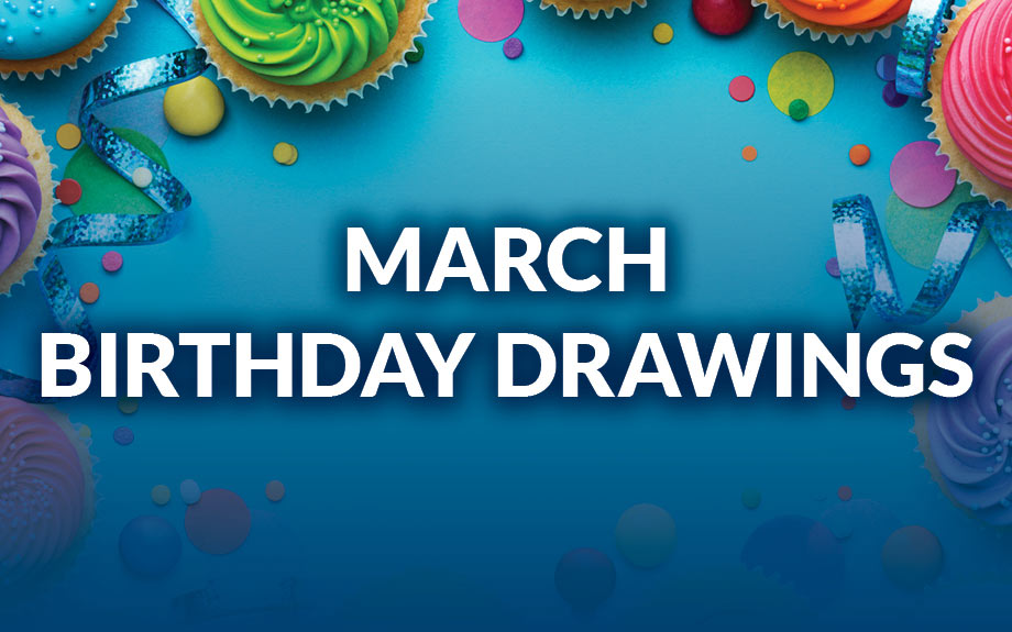 March Birthday Drawings at Harlow's Casino in Greenville, MS